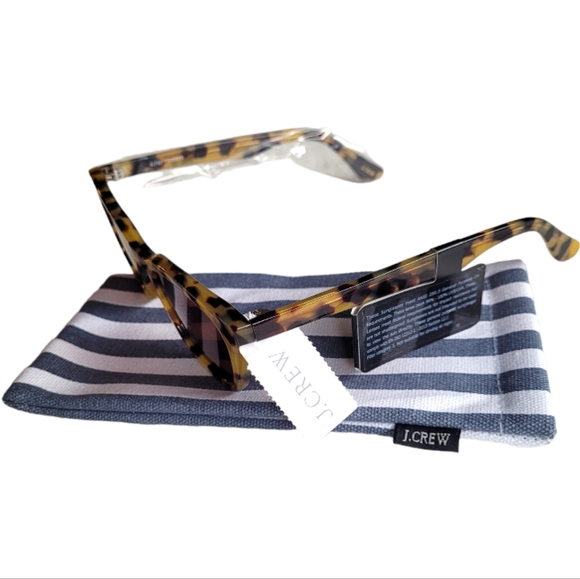 J. Crew Angular Tortoiseshell Sunglassss - Picture 4 of 6